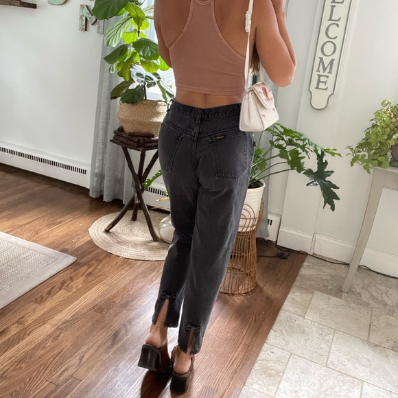 Vintage super high-rise 90s Sassoon bow detail denim - Picture 6 of 16